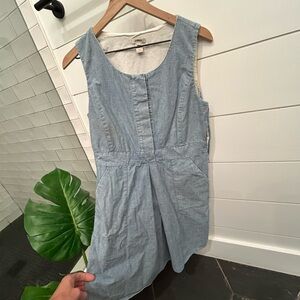 J. Crew Soft Blue Cotton Top